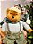 URSO COM GORRO E SUSPENSORIO LINHA MINT 45CM - Imagem 2