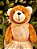 URSA COM VESTIDO ROSE 28CM - Imagem 2
