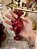 CONJUNTO DE PENDENTE ORNAMENTO DE VIDRO DOÇE CRYSTAL VERMELHO COM 2 UNIDADES 12,5CM- PRÉ VENDA 2025 - Imagem 2