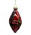 CONJUNTO DE PENDENTE ORNAMENTO DE VIDRO BOLA VERMELHA COM 2 UNIDADES 12CM - PRÉ VENDA 2025 - Imagem 4