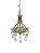 CONJUNTO DE PENDENTE ORNAMENTO DE VIDRO LUSTRE TRANSPARENTE E DOURADO COM 2 UNIDADES 18CM - PRÉ VENDA 2025 - Imagem 4
