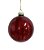 CONJUNTO DE PENDENTE ORNAMENTO DE VIDRO VERMELHO COM 2 UNIDADES  8CM - PRÉ VENDA 2025 - Imagem 1