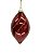 CONJUNTO DE PENDENTE ORNAMENTO DE VIDRO VERMELHO COM 2 UNIDADES 14CM - PRÉ VENDA 2025 - Imagem 1