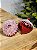 CONJUNTO PENDENTE ORNAMENTO DE VIDRO VERMELHO COM 2 UNIDADES 10CM - Imagem 1