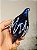 CONJUNTO PENDENTE ORNAMENTO DE VIDRO AZUL COM 2 UNIDADES 14CM - Imagem 2