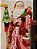PAPAI NOEL DE LUXO NOITE DE NATAL VERMELHO E BRANCO 43CM - PRÉ VENDA 2025 - Imagem 7