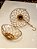 BOLA ARAMADA DECORATIVA DOURADA 27CM - Imagem 2