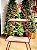 PRATELEIRA DECORATIVA VERMELHA COM MADEIRA ÁRVORE 153CM - Imagem 2
