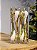 PENDENTE ORNAMENTO DOURADO E BRANCO 16CM COM 4 UNIDADES - Imagem 2