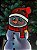 PLACA LUZ INFINITA BONECO DE NEVE 59,5CM - Imagem 2