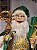 PAPAI NOEL VERDE VELUDO COM DOURADO 60CM - Imagem 9