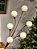 GALHO ARAMADO BOLINHAS VELUDO CREME 65CM - Imagem 2
