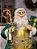 PAPAI NOEL VERDE VELUDO COM DOURADO 80CM - Imagem 7