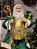 PAPAI NOEL VERDE VELUDO COM DOURADO 80CM - Imagem 9