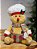 BONECO GINGERBREAD COM CACHECOL 46CM - Imagem 1