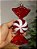 PENDENTE DECORATIVO BALA VERMELHO E BRANCO 15CM - Imagem 3