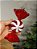 PENDENTE DECORATIVO BALA VERMELHO E BRANCO 15CM - Imagem 2