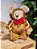 URSO NATALINO MARROM CLARO 25CM - Imagem 3