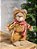 URSO NATALINO MARROM CLARO 40CM - Imagem 1