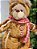 URSO NATALINO MARROM CLARO 40CM - Imagem 6