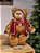 URSO NATALINO MARROM CLARO 55CM - Imagem 1