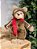 URSO NATALINO MARROM ESCURO 40CM - Imagem 1