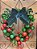 GUIRLANDA DECORADA BOLAS VERMELHO E VERDE - Imagem 8