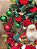 GUIRLANDA DECORADA NOEL SENTADO VERMELHO E VERDE - Imagem 5