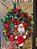 GUIRLANDA DECORADA NOEL SENTADO VERMELHO E VERDE - Imagem 6