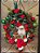 GUIRLANDA DECORADA NOEL SENTADO VERMELHO E VERDE - Imagem 3