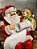 PAPAI NOEL SENTADA NA POLTRONA COM CACHORRO 19CM - Imagem 2