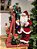 PAPAI NOEL COM ELFOS E ÁRVORE COM LUZES COM MOVIMENTOS SOM E LUZ 75CM - Imagem 8