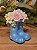 BOTA COM FLORES 12CM - Imagem 1