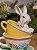 COELHO DENTRO DAS XÍCARAS 15CM - Imagem 2