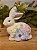 COELHO FLORIDO BRANCO 12CM - Imagem 1