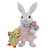 COELHA ABRAÇANDO PINTINHO 19CM - PRÉ VENDA 2026 - Imagem 1