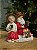 PAPAI NOEL E MAMÃE NOEL FAZENDO PIQUENIQUE 20,5CM - Imagem 2