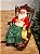 PAPAI NOEL DORMINDO NA CADEIRA DE BALANÇO EM RESINA SUPER LUXO 19CM - Imagem 3
