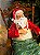 PAPAI NOEL DORMINDO NA CADEIRA DE BALANÇO EM RESINA SUPER LUXO 19CM - Imagem 6