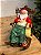PAPAI NOEL DORMINDO NA CADEIRA DE BALANÇO EM RESINA SUPER LUXO 19CM - Imagem 8
