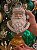 BUSTO PAPAI NOEL VERDE E DOURADO 21CM - PRÉ VENDA 2026 - Imagem 2