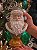 BUSTO PAPAI NOEL VERDE E DOURADO 21CM - PRÉ VENDA 2026 - Imagem 3