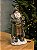 PAPAI NOEL VERDE RÚSTICO EM RESINA 32CM - Imagem 2