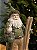 PAPAI NOEL VERDE RÚSTICO EM RESINA 32CM - Imagem 6