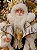 PAPAI NOEL EM PÉ LUXO VERDE E DOURADO 45CM - PRÉ VENDA 2026 - Imagem 2