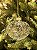 BOLA ORNAMENTO DE VIDRO VERDE CRAQUELADO 9,5CM - Imagem 1