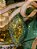 ORNAMENTO DE VIDRO VERDE DECORADO 12,8CM - PRÉ VENDA 2026 - Imagem 2