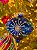 ORNAMENTO DE VIDRO AZUL 11,4CM - PRÉ VENDA 2026 - Imagem 1