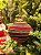 ORNAMENTO DE VIDRO VELUDO VERDE E VERMELHO 9,5CM - Imagem 2