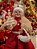 MAMÃE NOEL EM PÉ VERMELHA E DOURADA 60CM - PRÉ VENDA 2026 - Imagem 2
